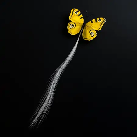 LED Butterfly Hair Braid Clip – Light-Up Party Hair Accessory.