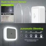 LED Smart Night Light with Dusk-to-Dawn Sensor (Pack of 2) – Cool White ( default, Standard )