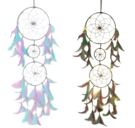 Handicrafts Feather Dream Catcher – Small Decorative Hanging ( default, Standard )