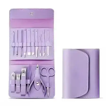 16-in-1 Manicure Kit – Stainless Steel Grooming Set ( default, Standard )