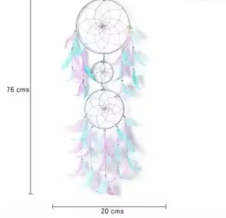 Handicrafts Feather Dream Catcher – Small Decorative Hanging ( default, Standard )