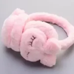 Winter Ear Muffs for Women & Kids - Cozy Plush Ear Covers for Cold Weather ( pink, Standard )