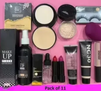 Makeup Combo – 11 Item Beauty Kit for Women | All-in-One Face & Eye Makeup Set