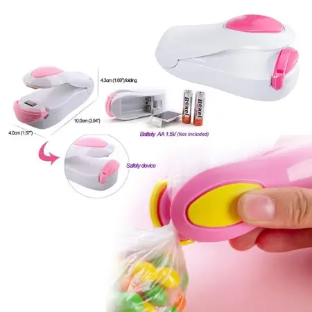 Handheld Mini Plastic Heat Sealing Machine Airtight Bag Sealer ( multicolor, Standard ).