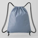Water-resistant nylon drawstring backpack bag lightweight foldable gym sack - Foldable Design ( default, OS ).
