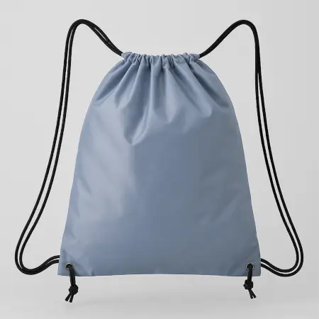 Water-resistant nylon drawstring backpack bag lightweight foldable gym sack - Foldable Design ( default, OS ).