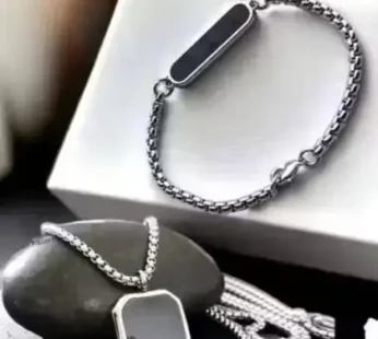 Copper-Plated Alloy Bracelet with Artificial Beads – Pack of 2 for Women & Men (Free Size)