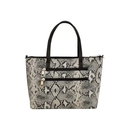 Stylish Handbag For Women & Girls (Tote) Made With Vegan Leather ( black, Standard )