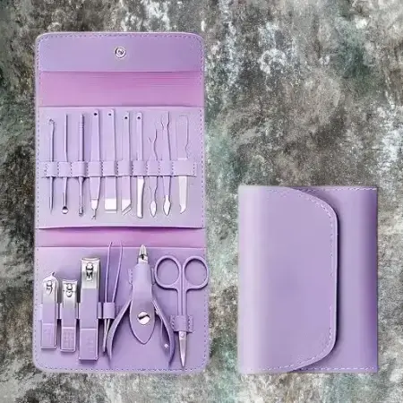 16-in-1 Manicure Kit – Stainless Steel Grooming Set ( default, Standard )
