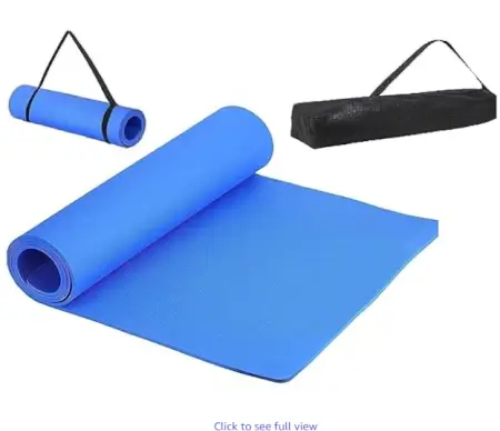 4MM YOGA MAT ENVIRONMENT FRIENDLY, EASY TO CARRY WITH CARRY STRAP ( default, OS )