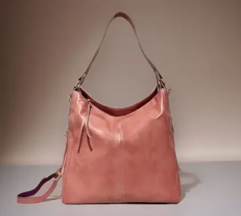 Black Vegan Leather Shoulder Bag for Women – Spacious, Water-Resistant & Lightweight