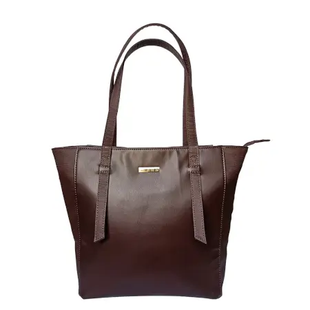 Stylish Handbag For Women & Girls (Tote) Made With Vegan Leather ( brown, Standard )