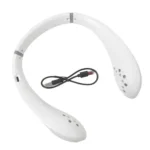 Portable Wearable Neck Fan USB Rechargeable, Hands-Free Bladeless Fan with 3 Speeds ( default, Standard ).