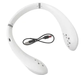 Portable Wearable Neck Fan – USB Rechargeable & Hands-Free Bladeless Design (3 Speeds)